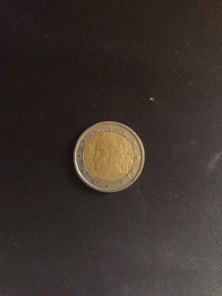 Moneda Italia 2€ Dante Alighieri 2002
