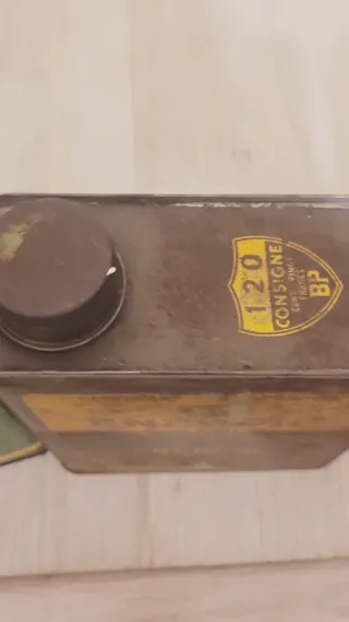 Lote 4 latas aceite BP antiguas