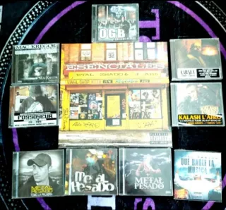 Lote 9 CDs y Vinilo Rap NUEVO  Francia y España
