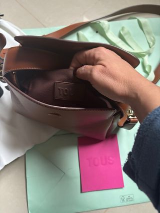 Bolso Tous Piel Marrón Bandolera