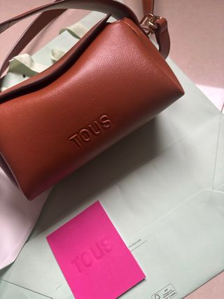 Bolso Tous Piel Marrón Bandolera