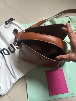 Bolso Tous Piel Marrón Bandolera