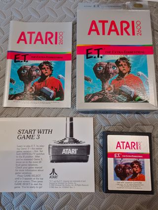 E.T. Atari 2600 CIB Completo Original
