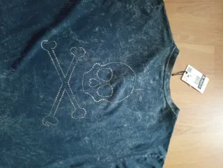 Camiseta Scalpers azul/gris Talla M