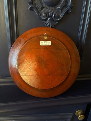 Piatto rosemaling norvegese firmato Kari Petterse