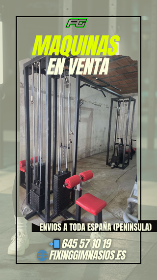 Máquinas de gimnasio al mejor precio del mercado