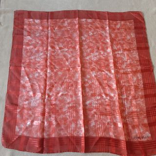 Pañuelo seda Pertegaz rosa y rojo