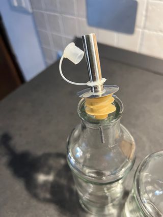 Set 2 oliere in vetro usate poco