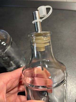 Set 2 oliere in vetro usate poco