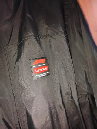 Chaqueta Oficial F1 Lenovo Negra Talla L