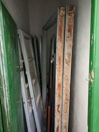 Puertas madera maciza antiguas