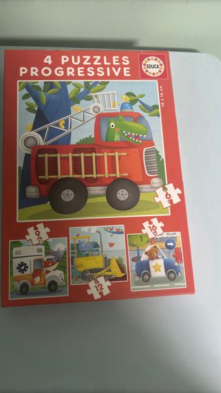 Puzzles 4 diferentes Marca Educa Sin estrenar