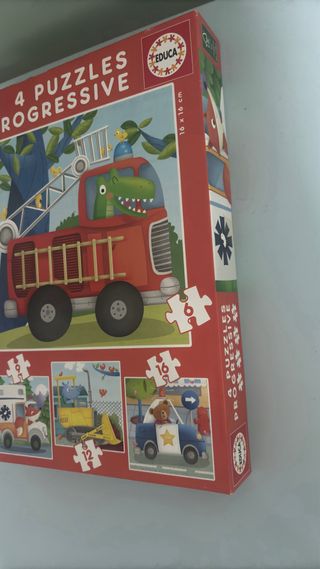 Puzzles 4 diferentes Marca Educa Sin estrenar
