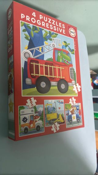 Puzzles 4 diferentes Marca Educa Sin estrenar