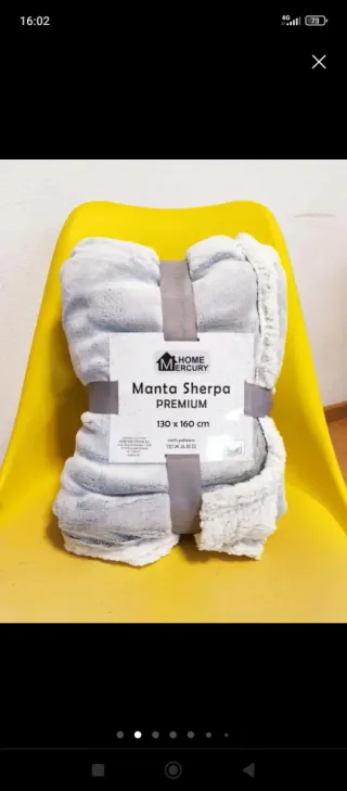 Manta Sherpa 130x160 cm NUEVA. OFERTAAAAAAA