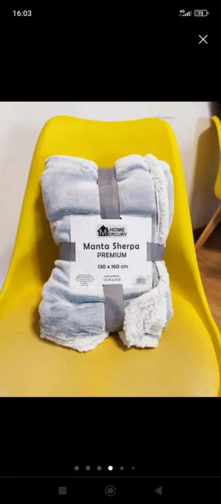 Manta Sherpa 130x160 cm NUEVA. OFERTAAAAAAA