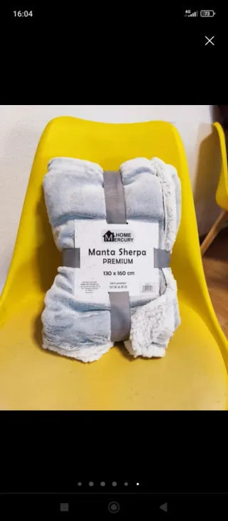 Manta Sherpa 130x160 cm NUEVA. OFERTAAAAAAA