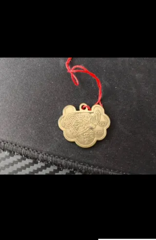 Amuleto chino de Dragón y Fénix Protección suerte