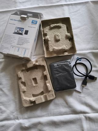 Disco duro externo USB 3.0 WD Elements 2,5 de 2TB