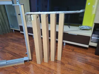 Juego de 6 sillas de comedor metálicas