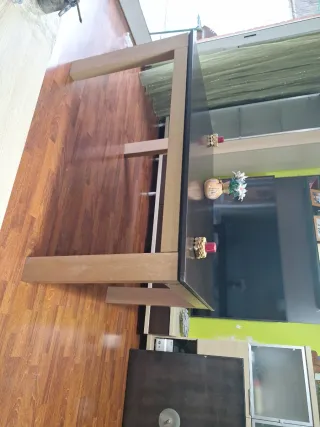 Juego de 6 sillas de comedor metálicas