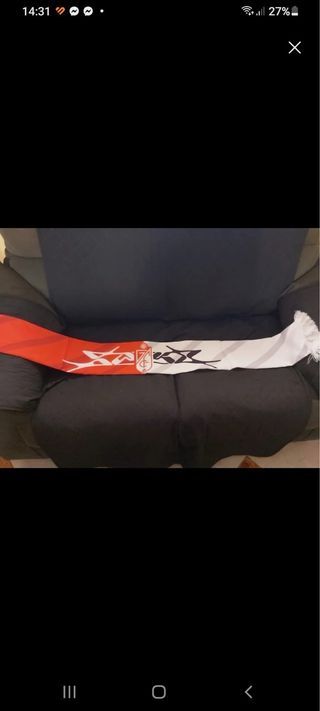 Bufanda Saiko x Granada CF Roja y Blanca