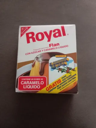 Caja Flan Royal Coleccionista Años 80
