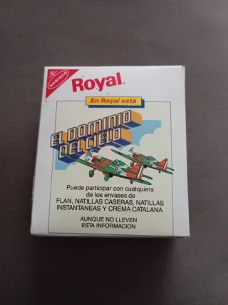 Caja Flan Royal Coleccionista Años 80