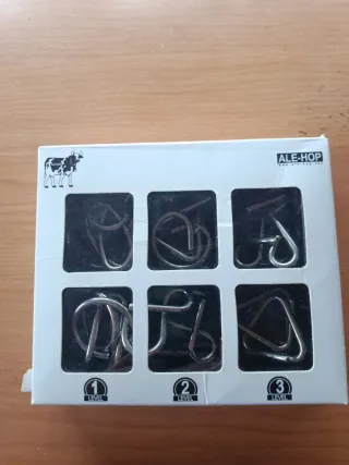 Juego 6 Puzzles Metálicos