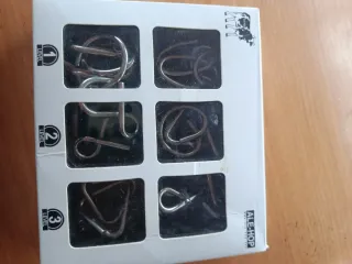 Juego 6 Puzzles Metálicos