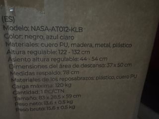 Silla Gamer NASA sin estrenar