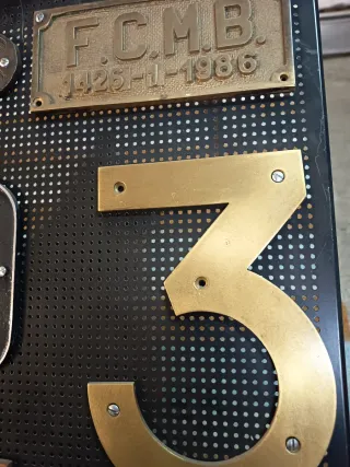 Placas y números de vagones Ferroviarios