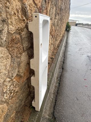 Lavabo de porcelana blanco