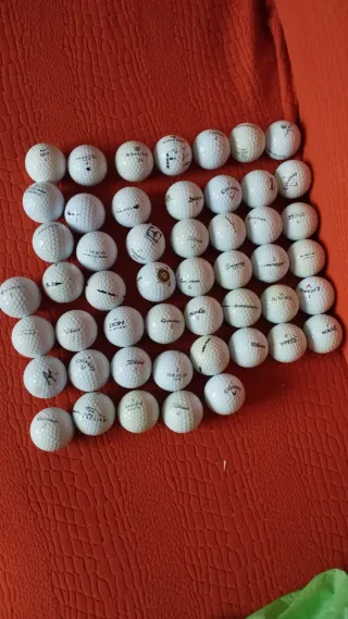 50 Palline da Golf Usate Miste