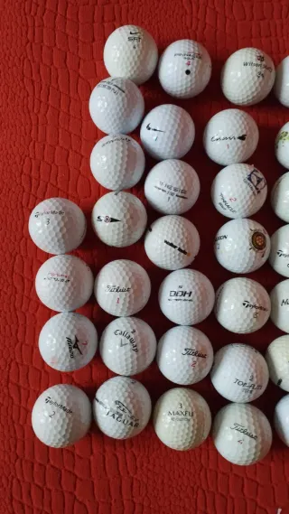 50 Palline da Golf Usate Miste