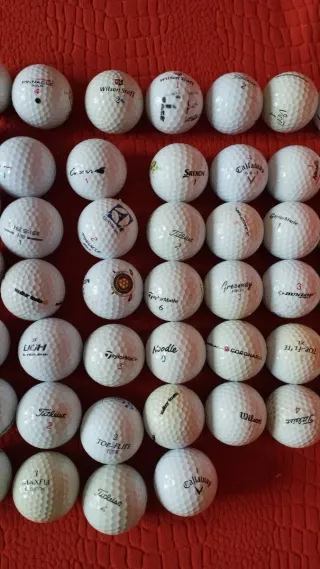 50 Palline da Golf Usate Miste