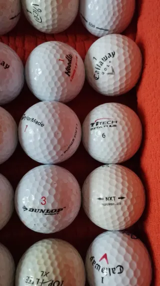 50 Palline da Golf Usate Miste
