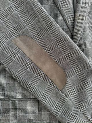 Americana de lana gris