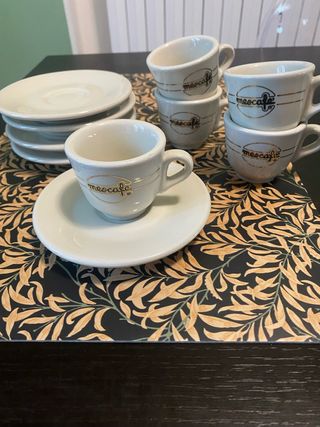 Set 5 Tazze Caffè Espresso Meo Cafe Vintage