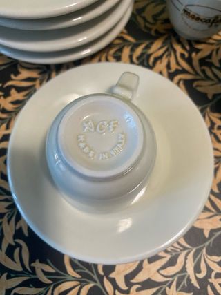 Set 5 Tazze Caffè Espresso Meo Cafe Vintage