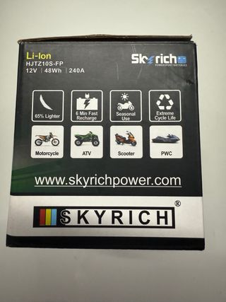Batería Litio Moto Skyrich HJTZ10S-FP