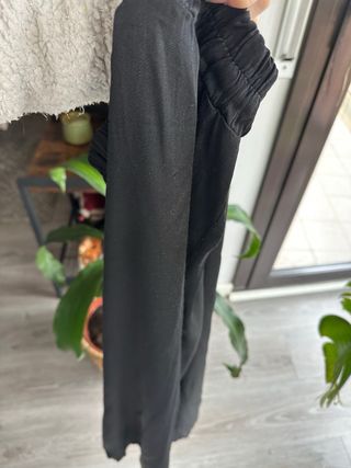 Pantalones negros anchos