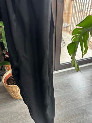 Pantalones negros anchos