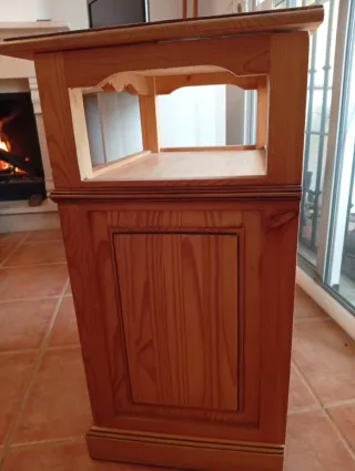 Mueble TV madera provenzal