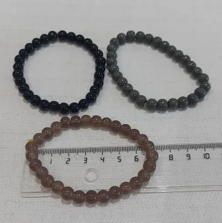 3 Pulseras de cuentas