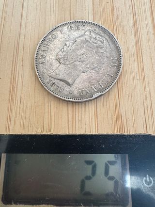 Moneda 5 Pesetas 1871