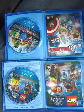 Pack 2 Juegos PS4: Lego Jurassic World y vengadore