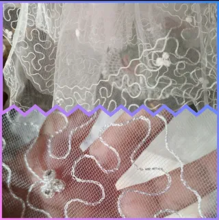 Velo da comunione elaborato con pizzo