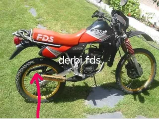 Protector cadena moto. Derbi FDS.