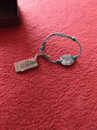 Pulsera Uno de 50 Plata y Turquesa